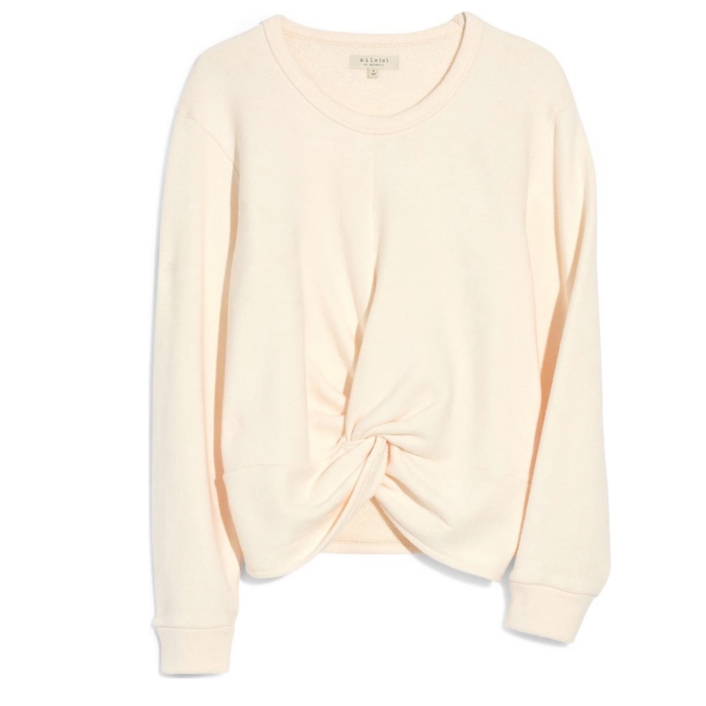 Madewell Twist Front Sweatshirt
